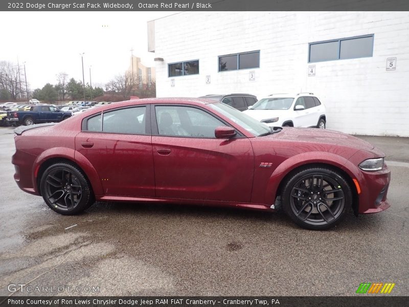Octane Red Pearl / Black 2022 Dodge Charger Scat Pack Widebody