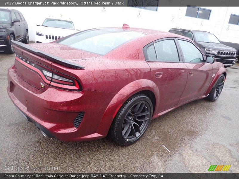 Octane Red Pearl / Black 2022 Dodge Charger Scat Pack Widebody