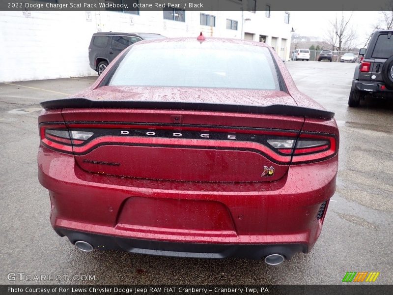Octane Red Pearl / Black 2022 Dodge Charger Scat Pack Widebody