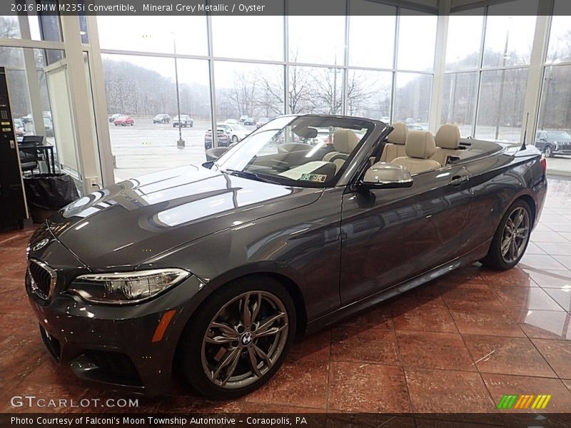 Mineral Grey Metallic / Oyster 2016 BMW M235i Convertible