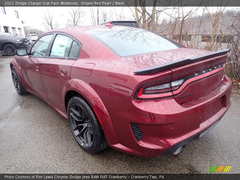 Octane Red Pearl / Black 2022 Dodge Charger Scat Pack Widebody