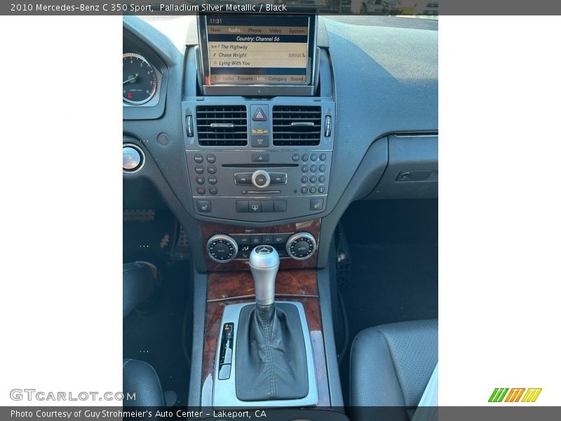Palladium Silver Metallic / Black 2010 Mercedes-Benz C 350 Sport
