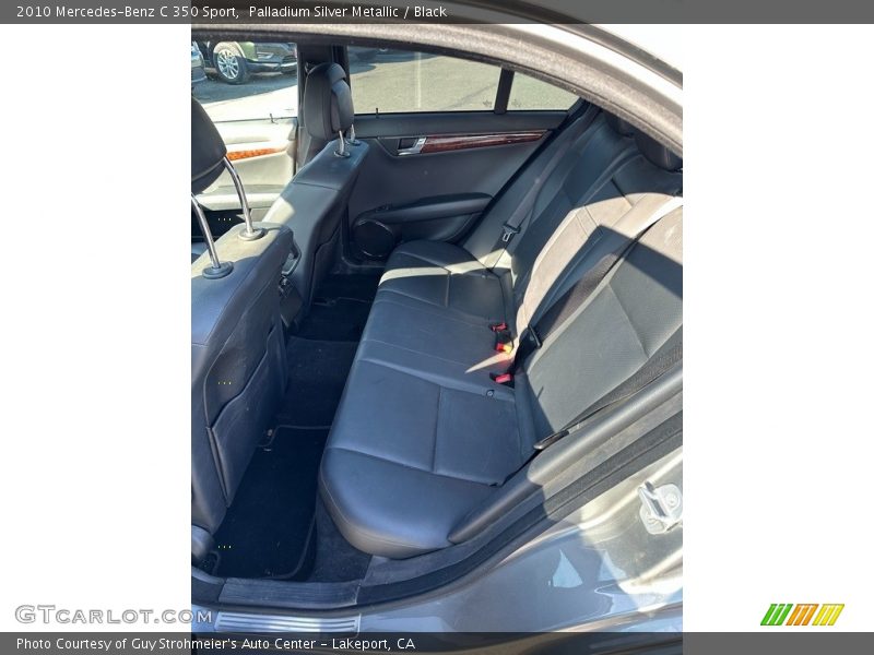 Palladium Silver Metallic / Black 2010 Mercedes-Benz C 350 Sport