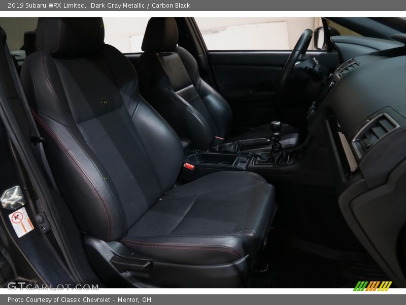 Dark Gray Metallic / Carbon Black 2019 Subaru WRX Limited