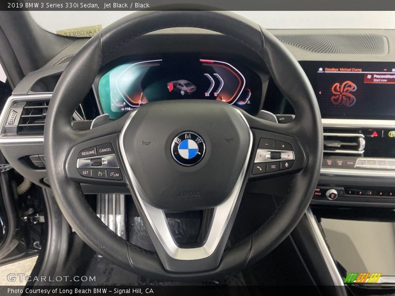 Jet Black / Black 2019 BMW 3 Series 330i Sedan