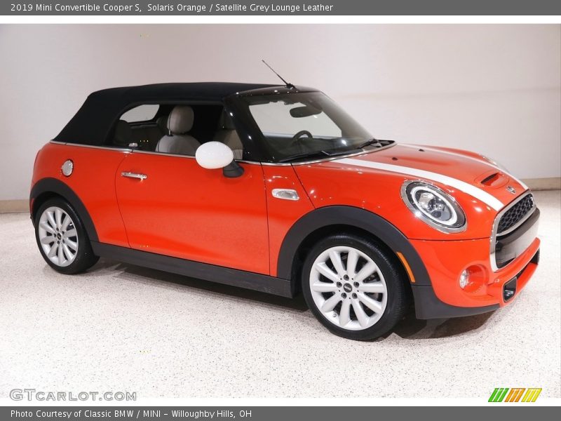  2019 Convertible Cooper S Solaris Orange