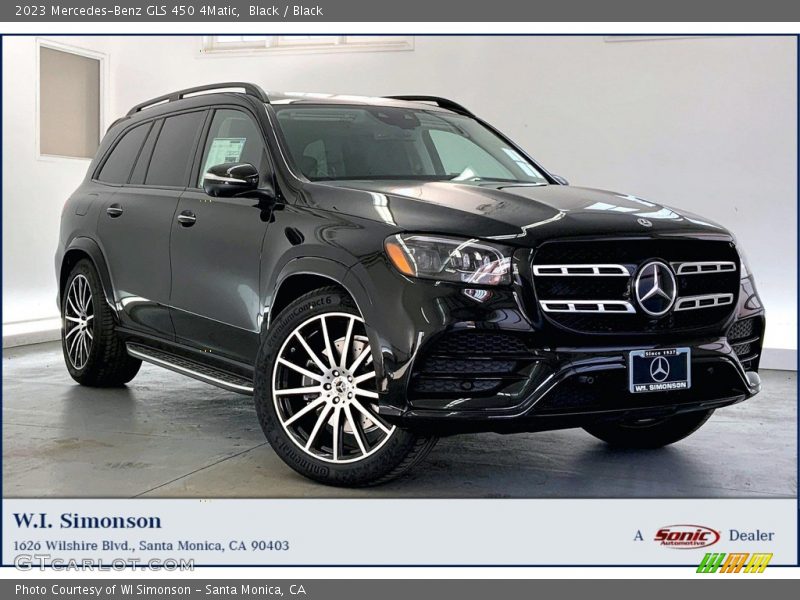 Black / Black 2023 Mercedes-Benz GLS 450 4Matic