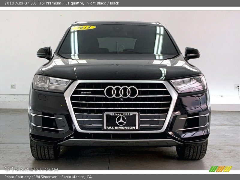 Night Black / Black 2018 Audi Q7 3.0 TFSI Premium Plus quattro