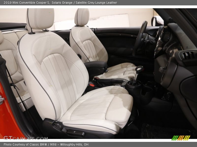  2019 Convertible Cooper S Satellite Grey Lounge Leather Interior