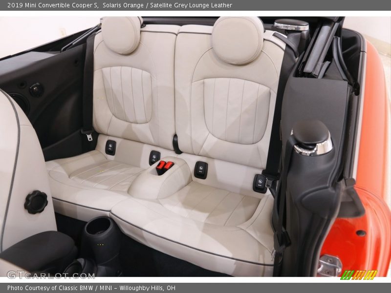 Rear Seat of 2019 Convertible Cooper S