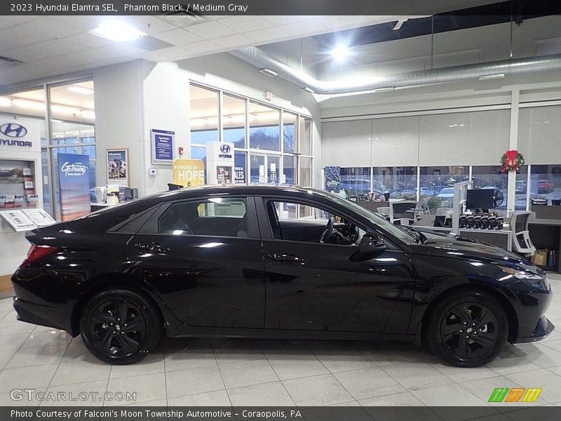 Phantom Black / Medium Gray 2023 Hyundai Elantra SEL
