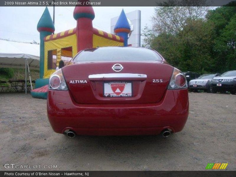 Red Brick Metallic / Charcoal 2009 Nissan Altima 2.5 S