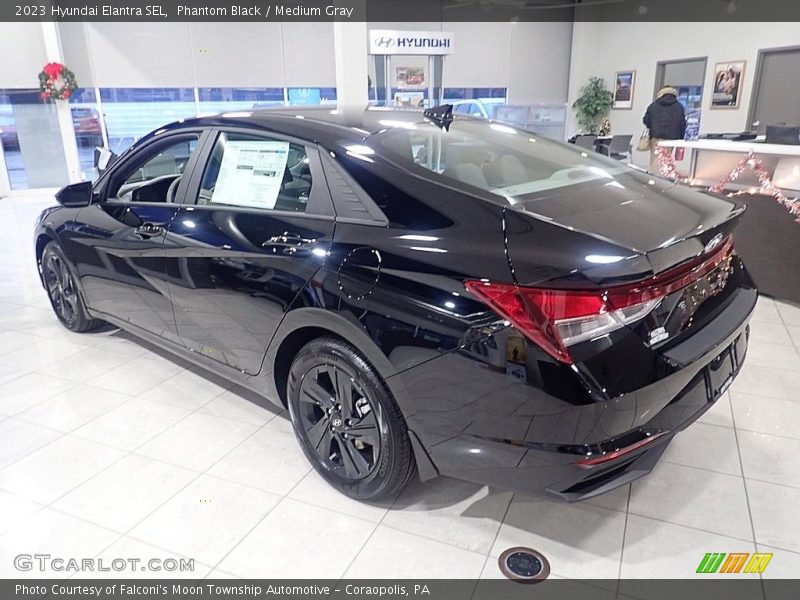 Phantom Black / Medium Gray 2023 Hyundai Elantra SEL