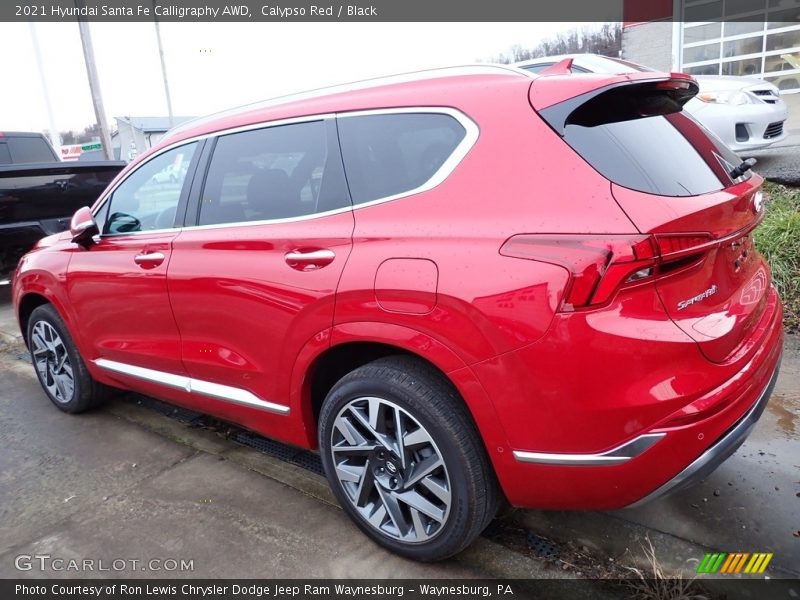  2021 Santa Fe Calligraphy AWD Calypso Red