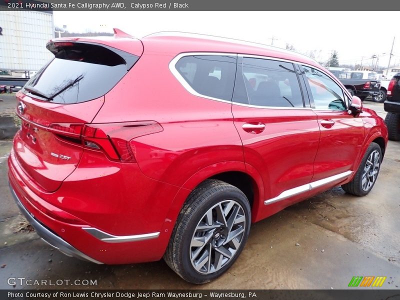  2021 Santa Fe Calligraphy AWD Calypso Red