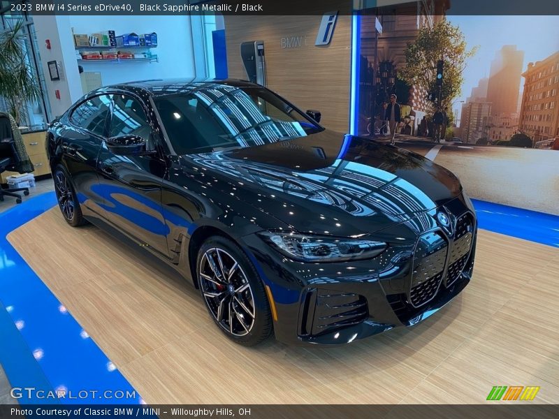 Black Sapphire Metallic / Black 2023 BMW i4 Series eDrive40