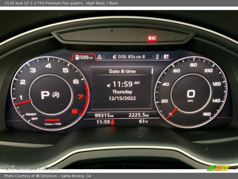 Night Black / Black 2018 Audi Q7 3.0 TFSI Premium Plus quattro