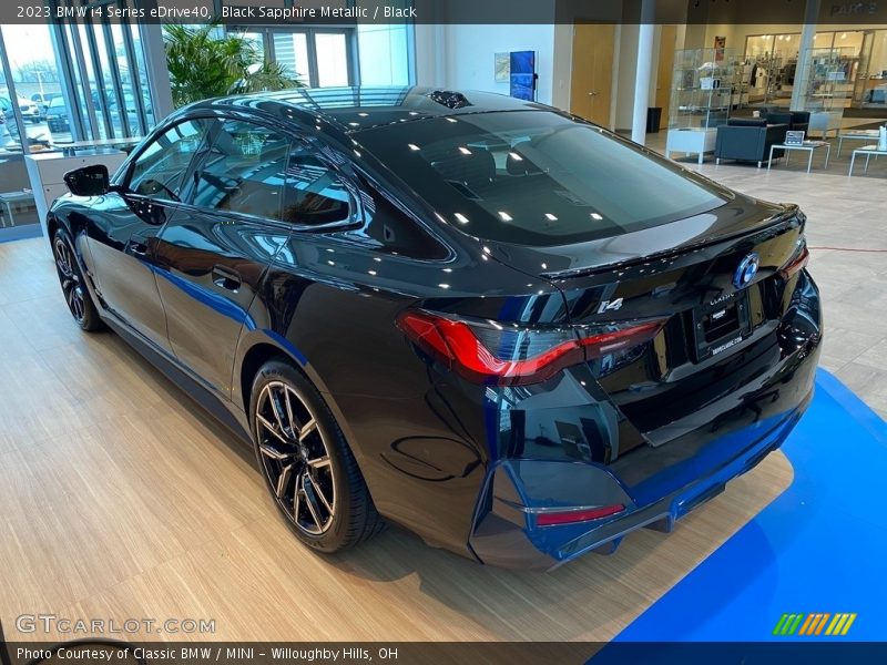 Black Sapphire Metallic / Black 2023 BMW i4 Series eDrive40