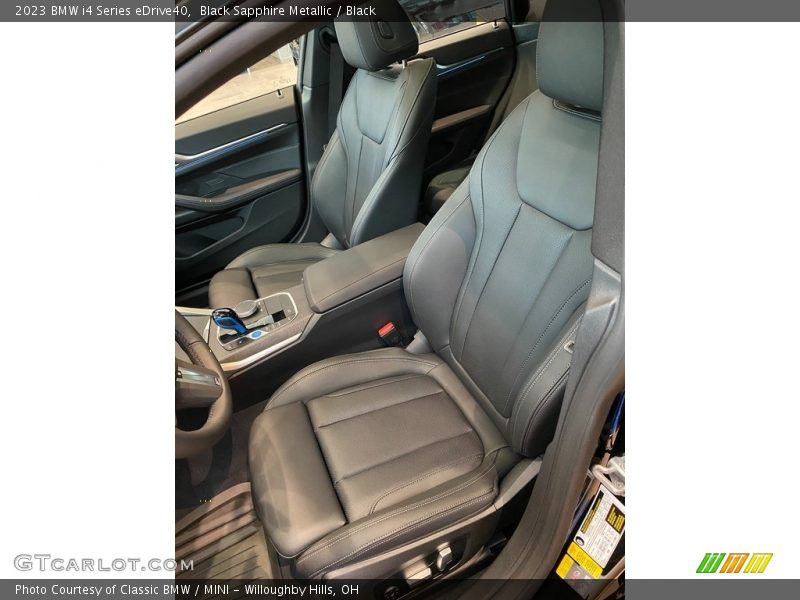 Black Sapphire Metallic / Black 2023 BMW i4 Series eDrive40