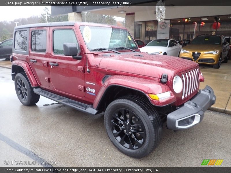  2021 Wrangler Unlimited Sahara 4xe Hybrid Snazzberry Pearl
