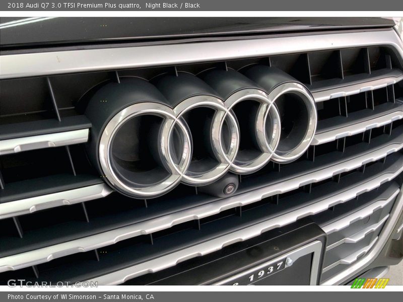 Night Black / Black 2018 Audi Q7 3.0 TFSI Premium Plus quattro
