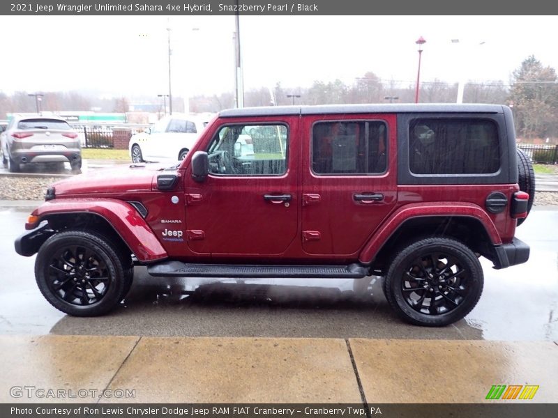  2021 Wrangler Unlimited Sahara 4xe Hybrid Snazzberry Pearl