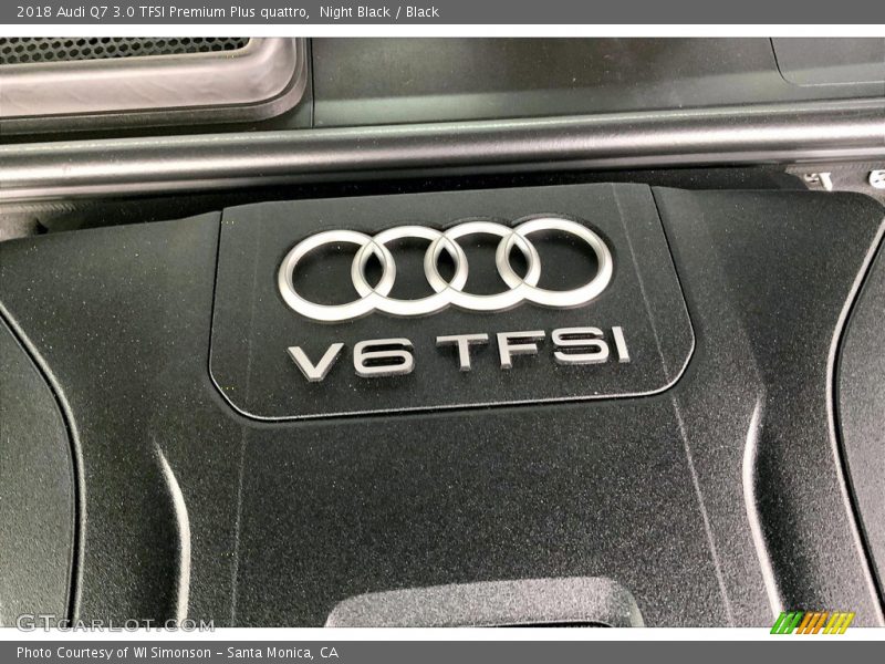 Night Black / Black 2018 Audi Q7 3.0 TFSI Premium Plus quattro