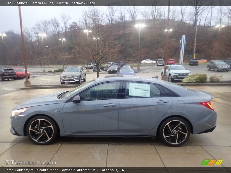 Electric Shadow / Black 2023 Hyundai Elantra N-Line