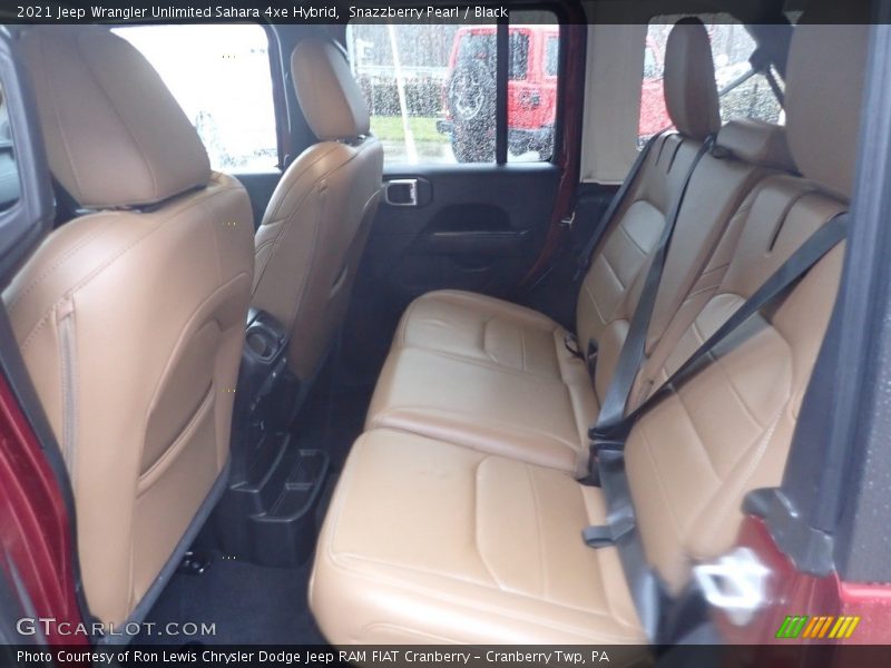 Snazzberry Pearl / Black 2021 Jeep Wrangler Unlimited Sahara 4xe Hybrid