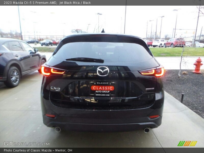Jet Black Mica / Black 2023 Mazda CX-5 S Premium AWD