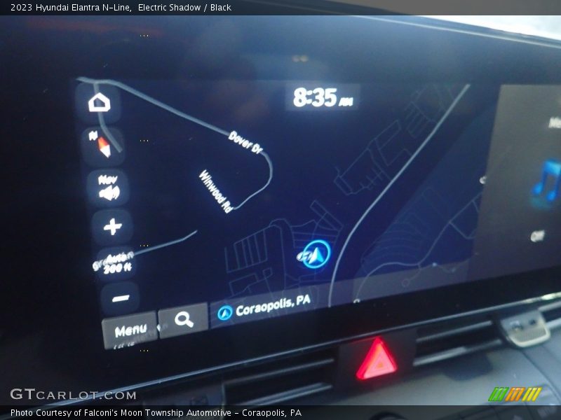 Electric Shadow / Black 2023 Hyundai Elantra N-Line