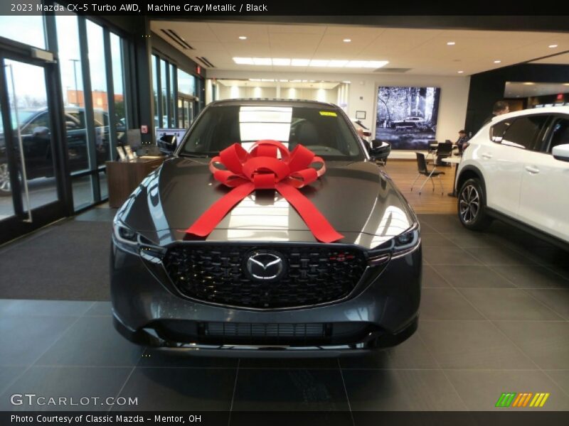 Machine Gray Metallic / Black 2023 Mazda CX-5 Turbo AWD