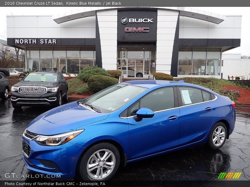 Kinetic Blue Metallic / Jet Black 2016 Chevrolet Cruze LT Sedan