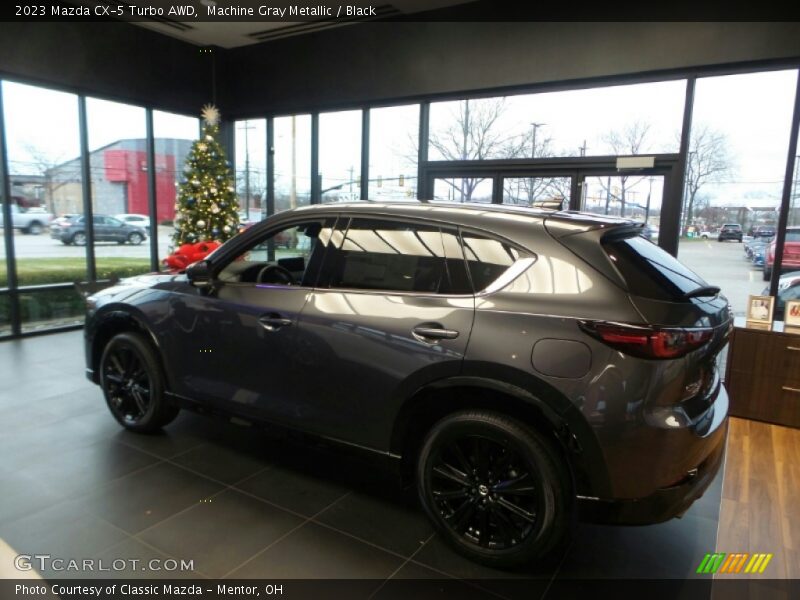 Machine Gray Metallic / Black 2023 Mazda CX-5 Turbo AWD