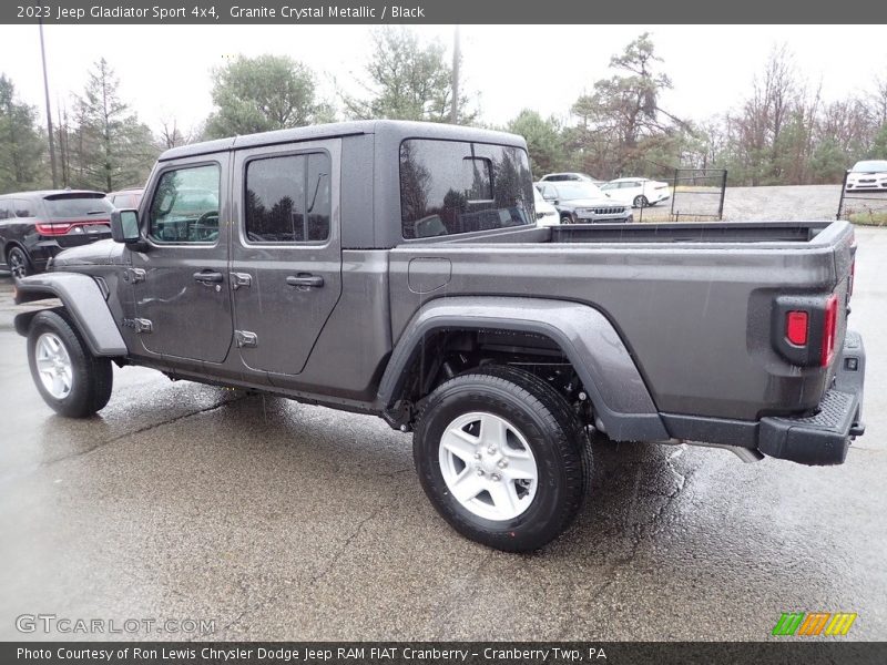 Granite Crystal Metallic / Black 2023 Jeep Gladiator Sport 4x4