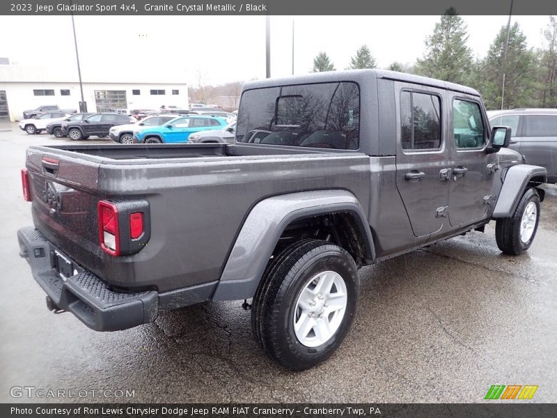 Granite Crystal Metallic / Black 2023 Jeep Gladiator Sport 4x4