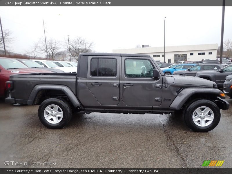 Granite Crystal Metallic / Black 2023 Jeep Gladiator Sport 4x4