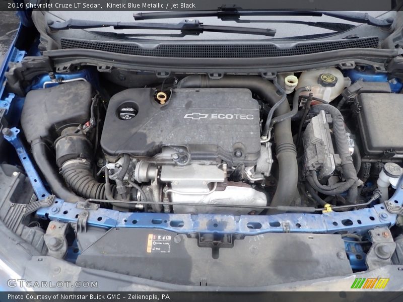 Kinetic Blue Metallic / Jet Black 2016 Chevrolet Cruze LT Sedan