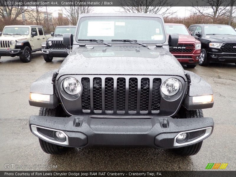 Granite Crystal Metallic / Black 2023 Jeep Gladiator Sport 4x4
