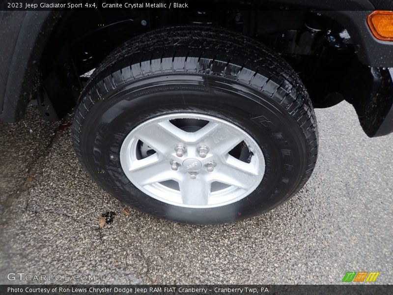 Granite Crystal Metallic / Black 2023 Jeep Gladiator Sport 4x4