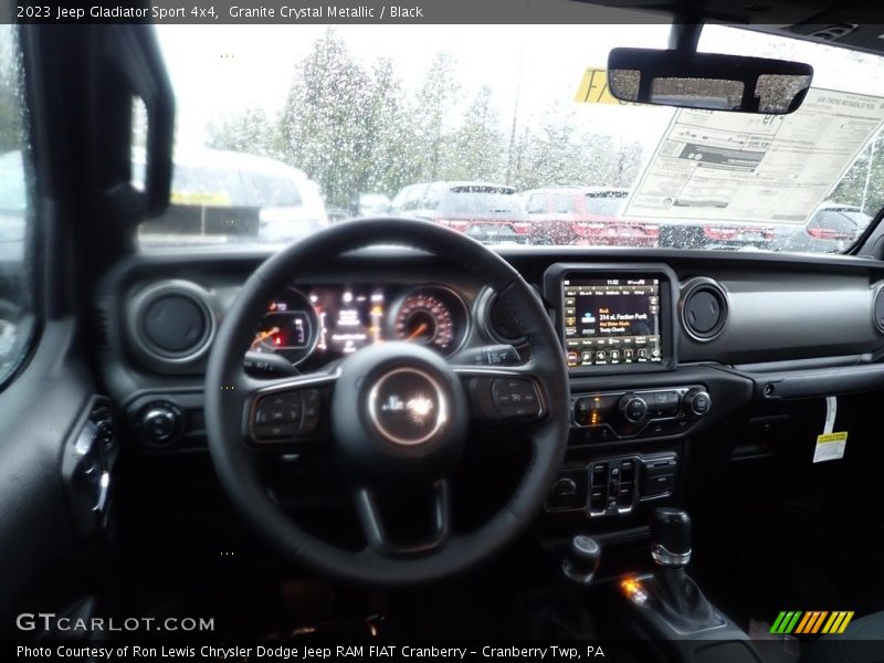 Granite Crystal Metallic / Black 2023 Jeep Gladiator Sport 4x4