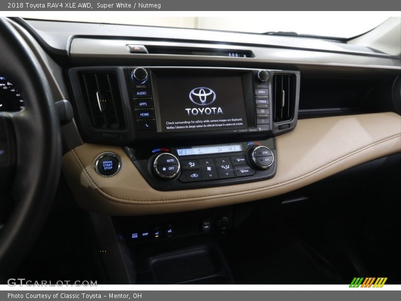 Super White / Nutmeg 2018 Toyota RAV4 XLE AWD