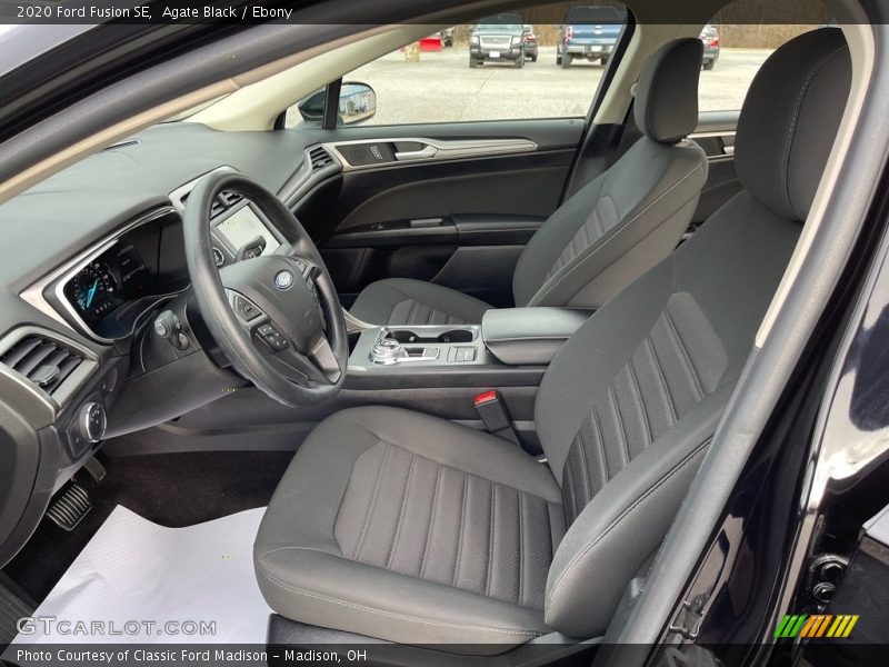Agate Black / Ebony 2020 Ford Fusion SE
