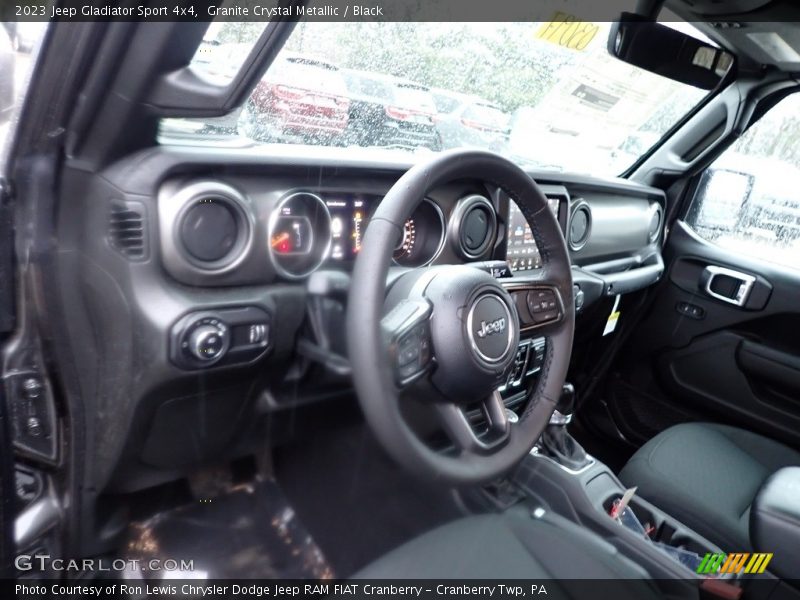 Granite Crystal Metallic / Black 2023 Jeep Gladiator Sport 4x4