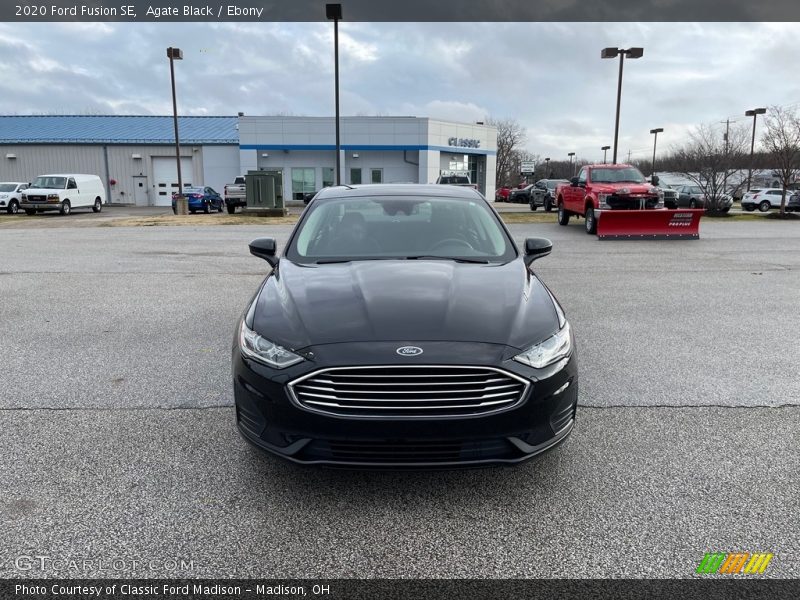 Agate Black / Ebony 2020 Ford Fusion SE