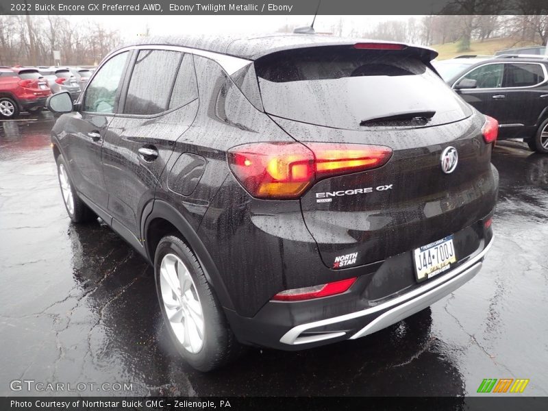 Ebony Twilight Metallic / Ebony 2022 Buick Encore GX Preferred AWD