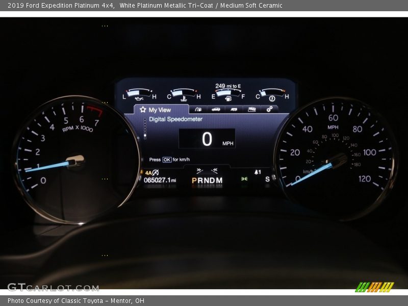 White Platinum Metallic Tri-Coat / Medium Soft Ceramic 2019 Ford Expedition Platinum 4x4