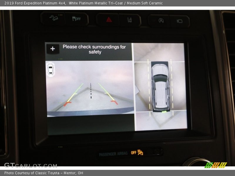 White Platinum Metallic Tri-Coat / Medium Soft Ceramic 2019 Ford Expedition Platinum 4x4