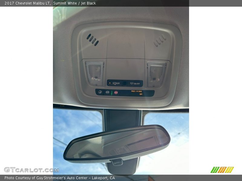 Summit White / Jet Black 2017 Chevrolet Malibu LT