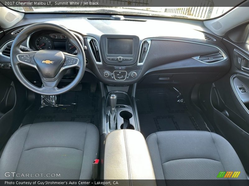 Summit White / Jet Black 2017 Chevrolet Malibu LT